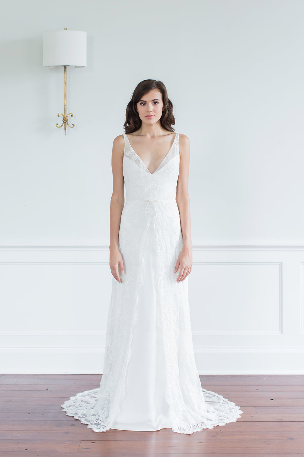lauren ralph lauren botanical print georgette gown